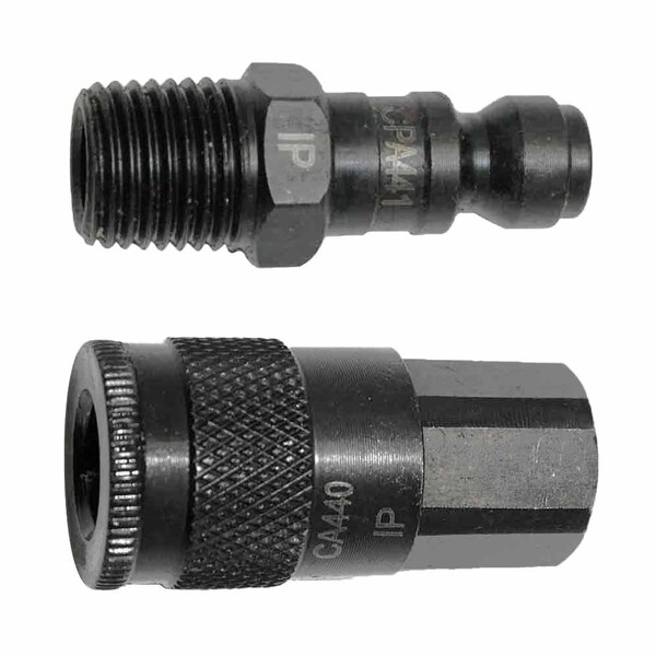 Interstate Pneumatics 1/4 Inch Automotive Coupler and Plug (CPA441 & CA440) CKA4 - main